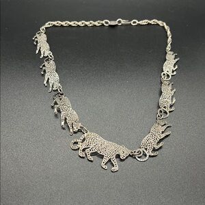 VINTAGE “WILD BRYDE”FEATURING PANTHER DESIGN 🐆🕊️🩶